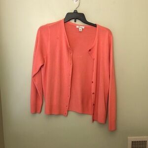 Stylish Coral Cardigan